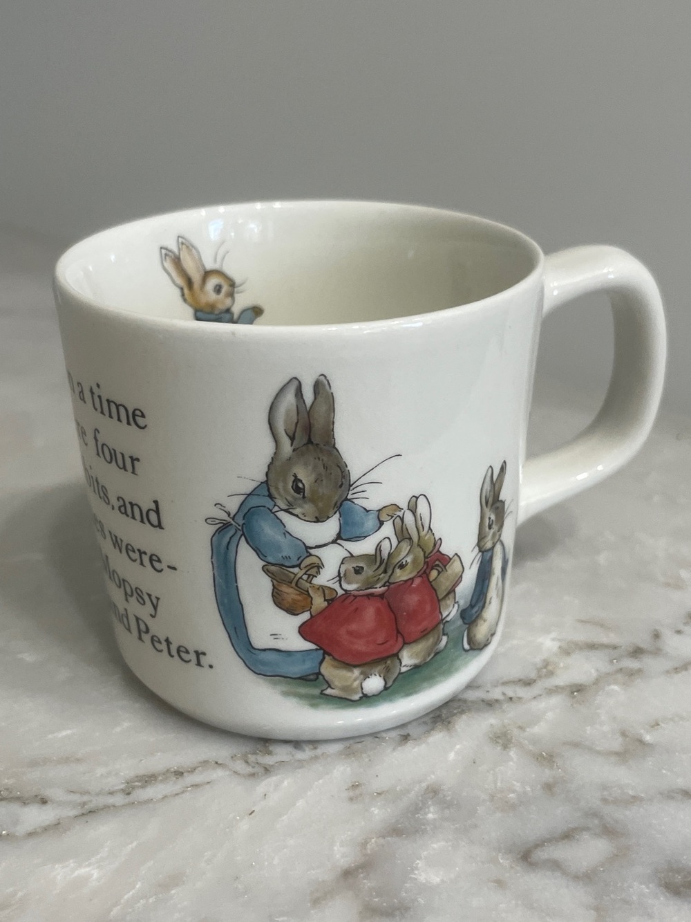 Vintage Wedgwood Beatrix Potter "Peter Rabbit" Nursery Mug (Made in England)